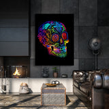 Skull Colorful Mexican Sugar Skull 27 Wall Art