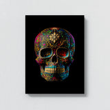 Skull Colorful Mexican Sugar Skull 3 Wall Art