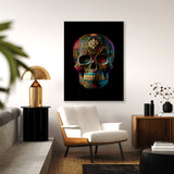 Skull Colorful Mexican Sugar Skull 3 Wall Art