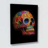 Skull Colorful Mexican Sugar Skull 30 Wall Art