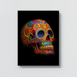 Skull Colorful Mexican Sugar Skull 30 Wall Art