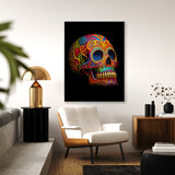 Skull Colorful Mexican Sugar Skull 30 Wall Art