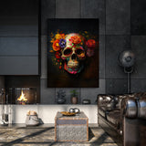 Skull Colorful Mexican Sugar Skull 31 Wall Art