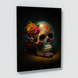 Skull Colorful Mexican Sugar Skull 33 Wall Art