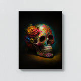 Skull Colorful Mexican Sugar Skull 33 Wall Art