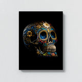 Skull Colorful Mexican Sugar Skull 4 Wall Art