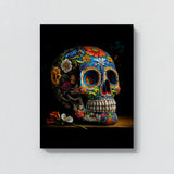 Skull Colorful Mexican Sugar Skull 40 Wall Art