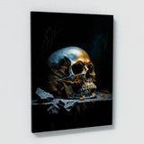 Skull Silver Skull 76 Wall Art