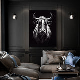 Bull 24 Wall Art