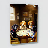 Dogs Playing Poker 1 Wall Art