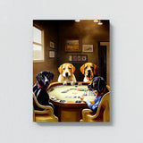 Dogs Playing Poker 1 Wall Art