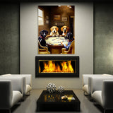 Dogs Playing Poker 1 Wall Art