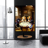 Dogs Playing Poker 1 Wall Art