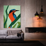 King Fisher Bird 1 Wall Art