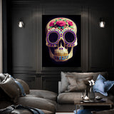 Mexican Sugar Skull 3 Wall Art