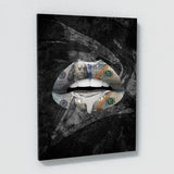 Lips Money Wall Art