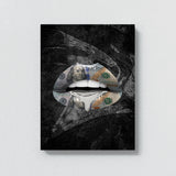 Lips Money Wall Art