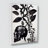 Skull Flowers 1 Wall Art