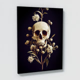 Skull Flowers 3 Wall Art