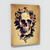 Skull Flowers 5 Wall Art