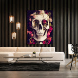 Skull Flowers 7 Wall Art