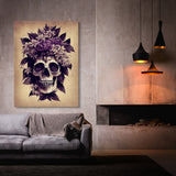 Skull Flowers 8 Wall Art