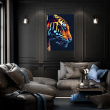 Tiger Side Profile Wall Art