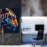 Tiger Side Profile Wall Art