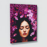 Woman Flowers 1 Wall Art