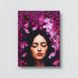 Woman Flowers 1 Wall Art