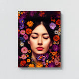 Woman Flowers 3 Wall Art