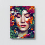 Woman Flowers 4 Wall Art