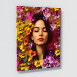 Woman Flowers 5 Wall Art