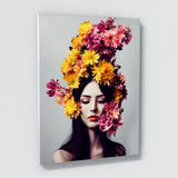 Woman Flowers 6 Wall Art