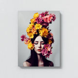 Woman Flowers 6 Wall Art