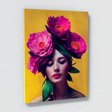 Woman Flowers 7 Wall Art