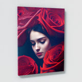 Woman Flowers 9 Wall Art