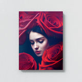 Woman Flowers 9 Wall Art