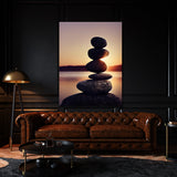 Zen Stones Meditation 2 Wall Art