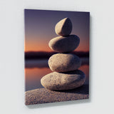 Zen Stones Meditation 3 Wall Art