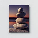 Zen Stones Meditation 3 Wall Art