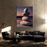 Zen Stones Meditation 3 Wall Art