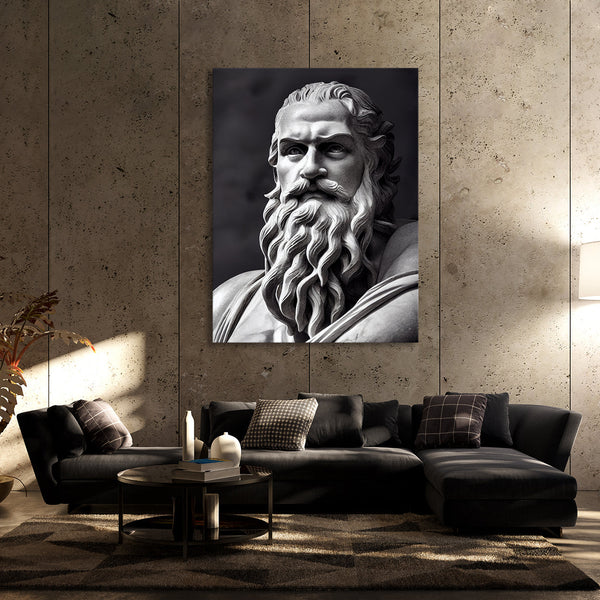 Zeus Greek Mythology 12 Canvas Wall Art Print Decor Artwork Picture ...